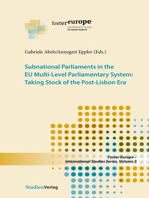 cover image of Subnational Parliaments in the EU Multi-Level Parliamentary System